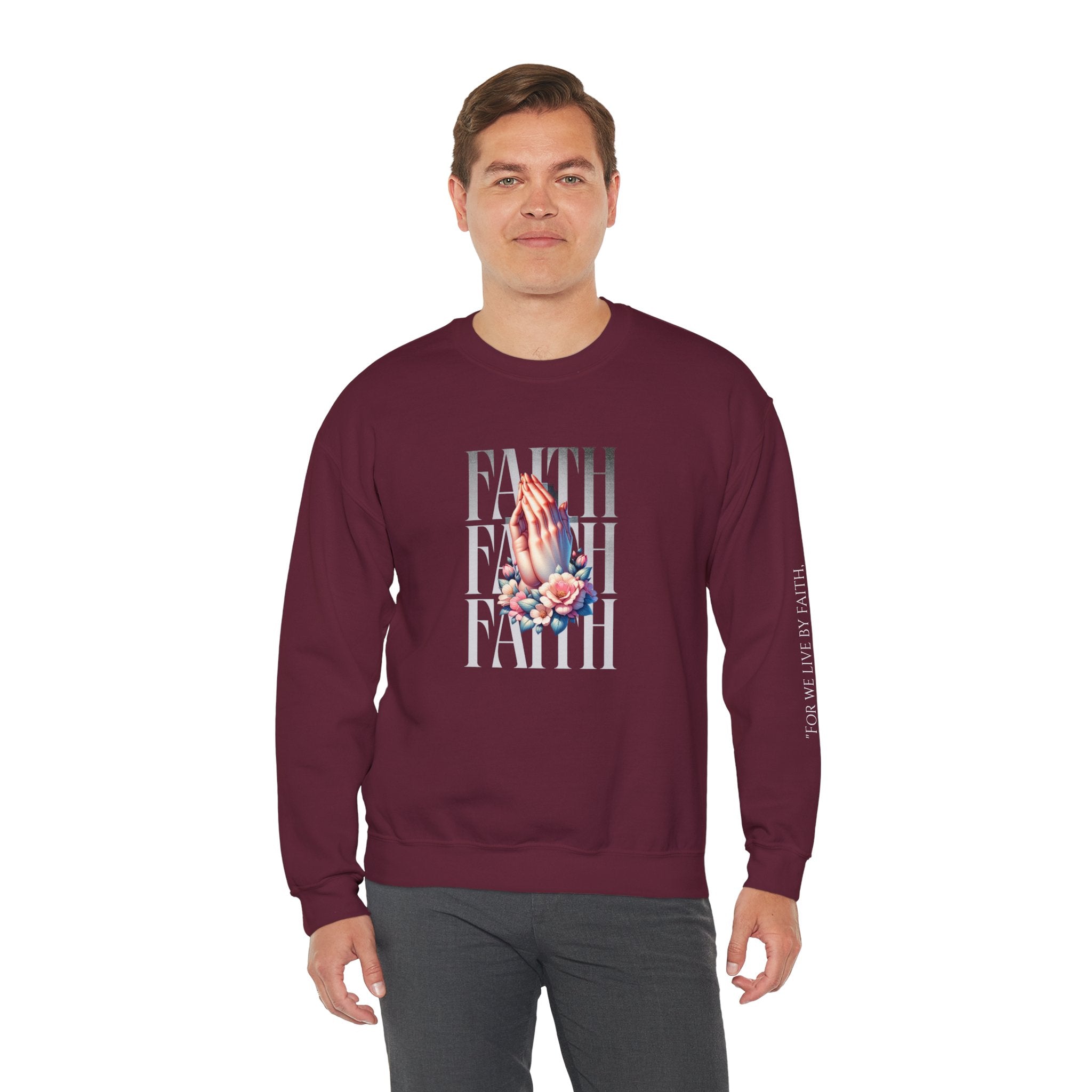 2 Corinthians 5:7 Crewneck Sweatshirt