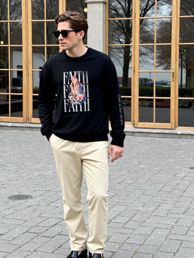 2 Corinthians 5:7 Crewneck Sweatshirt
